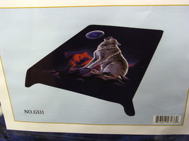 Wolf Howling At The Moon Queen Size Blanket #5 - £46.62 GBP