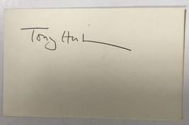 Tony Huston Signed Autographed Vintage 3x5 Index Card - £10.15 GBP