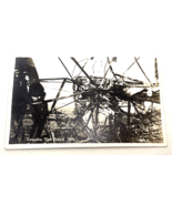 WW1 Germany Graf Zeppelin Shot Down Burned 1918 Vintage RPPC Unused Post... - £94.97 GBP