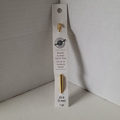 Anodized Aluminum Crochet Hook by Loops &amp; Threads® - Size H (5mm) - $2.95