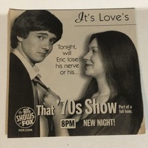 That 70s Show TV Guide Print Ad Topher Grace Laura Prepon TPA6 - £4.75 GBP