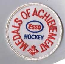 Vintage Sports Patch Canada CAHA Amateur Hockey Essso Medals Of Achievement - £3.10 GBP