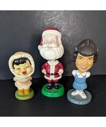 Bobblehead Santa Darla Little Rascals and Eskimo Let&#39;s Kiss - $32.16