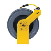 BluBird OilShield All-in-One Rubber Air Hose Reel 1/2" X 50(Dual Arm) with 3' Le - $988.05 CAD