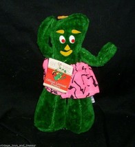 10&quot; VINTAGE 1988 ACE NOVELTY GREEN GUMBY STUFFED ANIMAL PLUSH TOY DOLL W... - $19.00