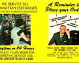 Vtg Advertising Postcard Affiliated Telephone Answering Service New York... - $11.83