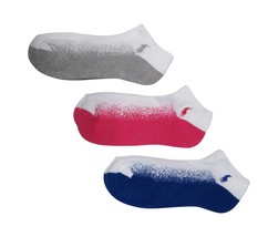 Polo Ralph Lauren Womens Low Cut Socks White Multicolor 3 pack NWT - $23.25 CAD
