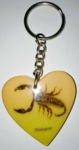 Heart Shape With Scorpion Malaysia Keychain - $10.00