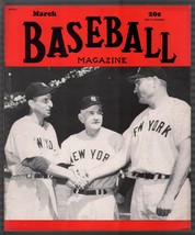 Baseball Magazine 3/1950-Casey Stenngal-Johnny Mize-Henrich-MLB-pix-info-FN - £43.61 GBP