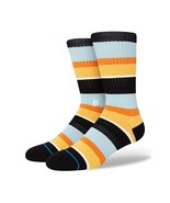 New with tags Men&#39;s STANCE SOCKS &quot;PASCALS&quot;  Multi color striped Large si... - $11.87