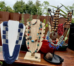 Lg Lot Vtg Boho Jewelry Coventry Ring Japan Necklaces Bracelets Bead Glass Coral - £25.56 GBP