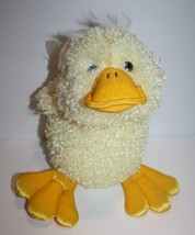 Chosun Yellow Curly Platypus Duck 17&quot; Chick Laying Tummy Soft Toy Stuffed Bow - £64.07 GBP