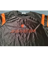 Cleveland Browns Football Embroidered NFL Shirt Size Large Orange Brown   - £29.22 GBP