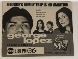 George Lopez Show Season Finale Tv Guide Print Ad TPA8 - £4.67 GBP