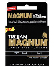 Trojan Magnum Thin Condoms - Box Of 3 - $12.53