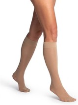Sigvaris Women&#39;s DYNAVEN Sheer Calf Compression Socks, 15-20mmHg, SL - Small Lon - £49.55 GBP