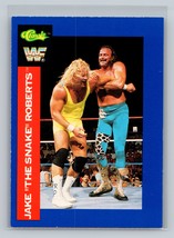 Jake &quot;The Snake&quot; Roberts #127 1991 Classic WWF Superstars WWE - £1.56 GBP