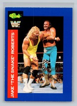 Jake &quot;The Snake&quot; Roberts #127 1991 Classic WWF Superstars WWE - £1.48 GBP