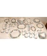 Royal Doulton Floradora Green T.C.1127 5 Pc Place Setting-for 8+Extras 7... - $1,666.67