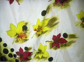 Vintage Rayon Scarf 30 Square &quot;Regalized&quot; Estate Find Leaves  Berries 19... - $30.29