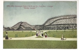 White City Amusement Park 63rd St. So Fark Ave Chicago IL Racing Coaster... - £8.77 GBP