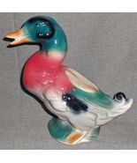 1940s-50s Royal Copley MALLARD - DUCK PLANTER Made in USA #1 - $21.37