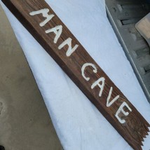 Rustic Country Wood Mancave Hanging Sign Custom OOAK - $37.02