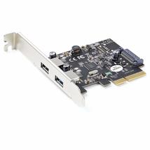 StarTech.com 2-Port USB PCIe Card with 10Gbps/Port - USB 3.1/3.2 Gen 2 T... - $980.22 MXN