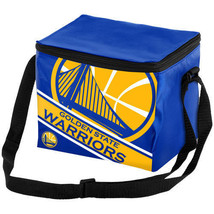Golden State Warriors NBA Big Logo Stripe 12 pack Cooler Lunch Box Insulated  - £11.33 GBP