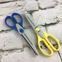 Kraft Edgers Scissors Paper Cutters Scrapbooking Lot Of 5 Bell Ripple Flash - $11.88