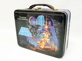 ORIGINAL Vintage 2012 Tin Box Star Wars Episode IV New Hope Metal Lunch Box - $39.59