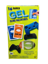 16 Gamer Gel Clink Valentines With Gels Attached/4 Different Designs 3+ - £23.66 GBP