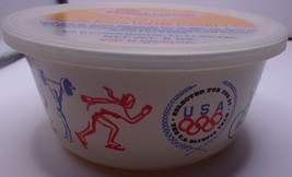 Vintage Fleischmann’s 8 oz USA Olympics Margarine Container 1984 - $1.99