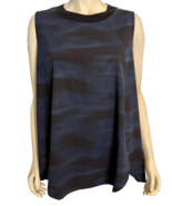 Athleta Blue and Black Striped Crew Neck Sleeveless Top Size 2X - €20,10 EUR