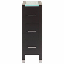 12&quot;W Black Vanity Drawer Base Cabinet (LV3-DB12B) - £357.49 GBP