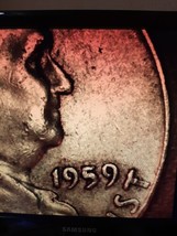 ½ Half Dollar Franklin Silver Coin 1959 D Denver Mint 50C KM#199 - $16.33