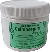 Calmoseptine Diaper Rash Ointment Jar - 2.5 Oz (Pack of 3) - $43.99