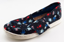 Toms Black Fabric Casual Shoes Toddler Girls Sz 9 - £17.03 GBP