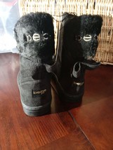 Bebe Size 2 Girls Black Boots Super Cute-Brand New-SHIPS N 24 HOURS - £51.28 GBP