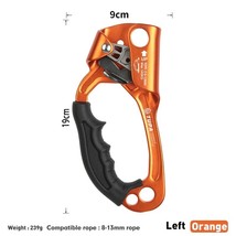 Outdoor  Climbing SRT Hand Ascender Device Mountaineer Handle Ascender Left Hand - £97.36 GBP