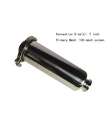 New 304 Stainless Sanitary Clamp Inline Straight Strainer 2&#39;&#39; Filter 100... - $78.06