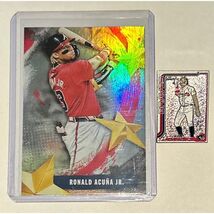 2025 Topps Series 1 Ronald Acuna Jr Limited Pin &amp; Stars Of The MLB Card - $19.73 CAD