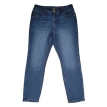 No Boundaries Jeans Youth Size 17 Straight High Rise 5 Pocket Blue Denim - £11.64 GBP