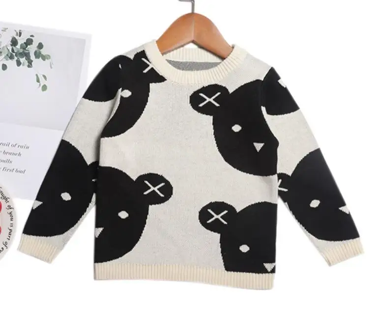 New  Baby Boys Girl Clothes Cute  Cotton Knitting  Children Black White   Boys C - £82.29 GBP