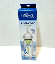 Dr Browns Anti Colic 4oz Baby Bottle Level 1 Nipple New in Box - £6.80 GBP