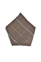 Armani Handkerchief Pocket Square Collezioni Mens Classic Luxury Grey 35... - $60.73