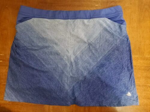 Adidas Rangewear Blue Shades Golf Skort Skirt Lined Pockets Athletic Siz... - $12.16