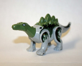 Building Toy Stegosaurus Jurassic World dinosaur Minifigure US - £6.64 GBP