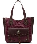 George Jimmy Western Concho Croc Tote Purple - £36.75 GBP