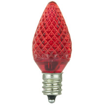 6Pack Sunlite L3C7/LED/R/24PK LED C7 0.4W Red Colored Decorative Chandelier Bulb - £31.96 GBP